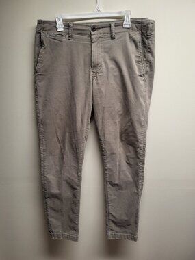 American Eagle Flex Men's Khaki Slim Straight Stretch Chino Pants 34x32